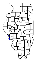Location of Calhoun Co.